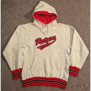 Vintage Legends Athletic Rutgers Universit Scarlet Knights Hoodie Sweatshirt
